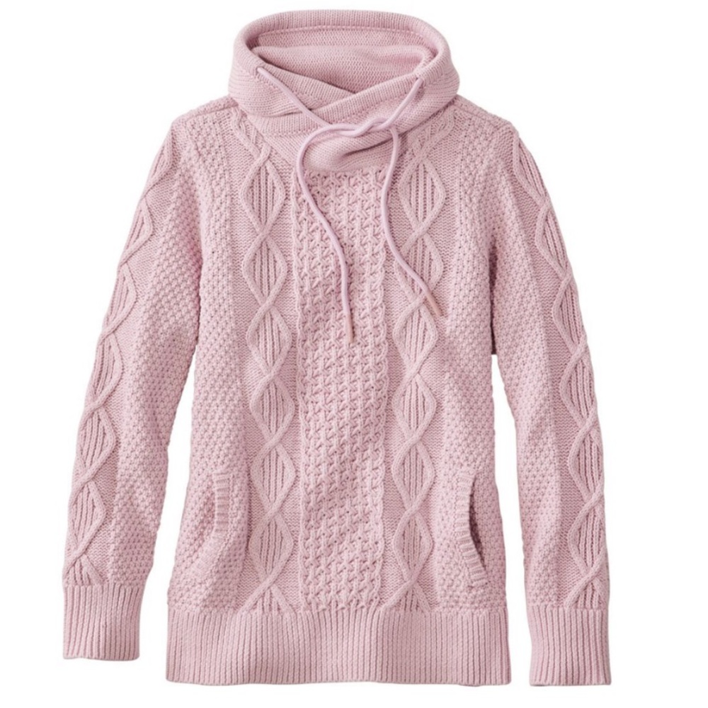 L.L.Bean Signature Cotton Funnelneck Sweater